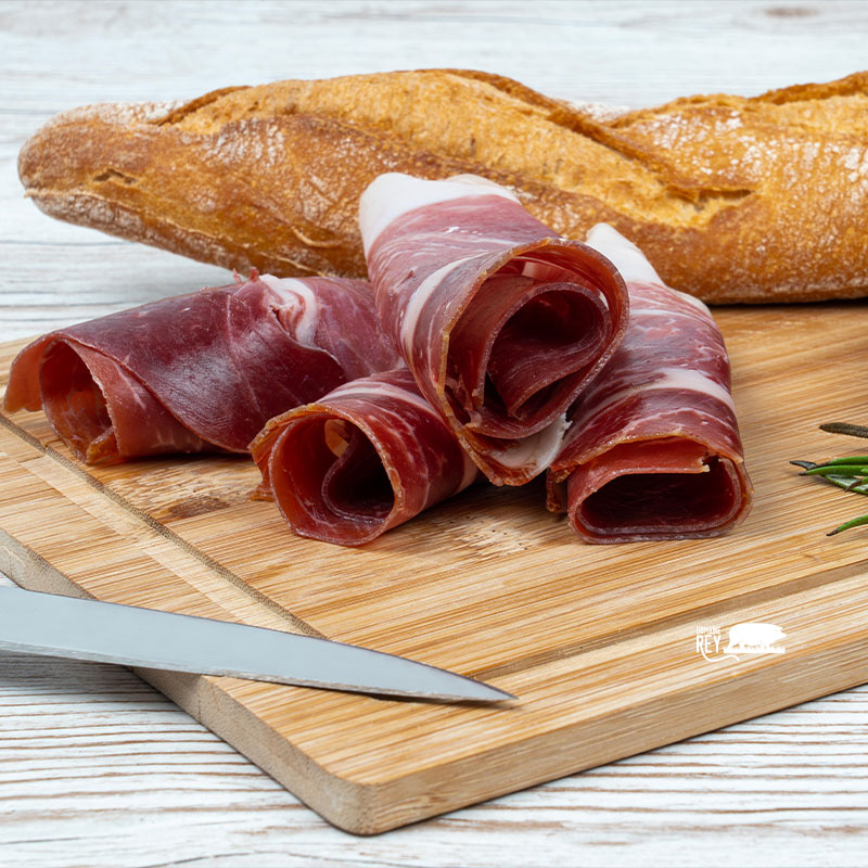 Jambon "Noir de Bigorre" AOP entier désossé - 36 mois d'affinage - 7,450kg - Filet de conservation offert – Image 2