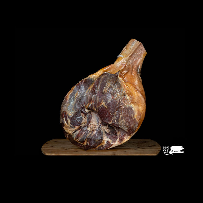 Jambon "Noir de Bigorre" AOP entier désossé - 24 mois d'affinage - 7,450kg