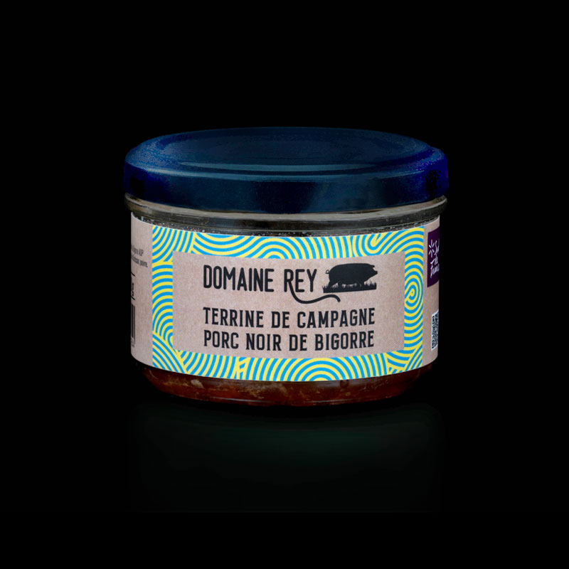 Terrine de campagne de Porc Noir de Bigorre 180g